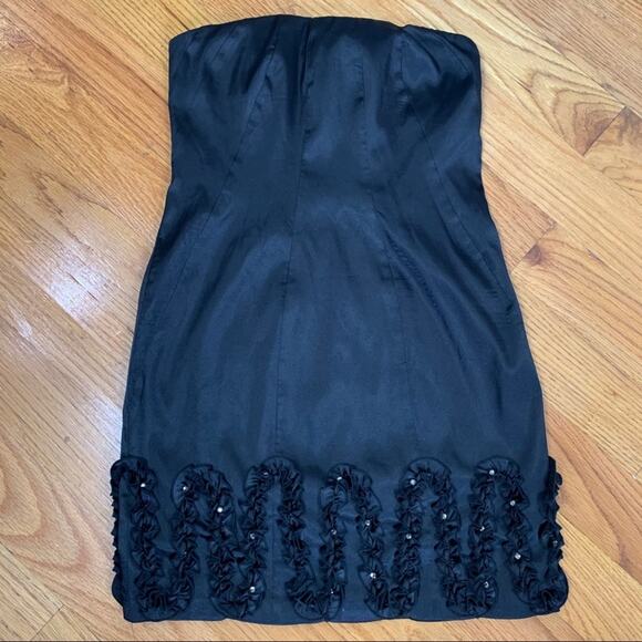 Rampage Little Black Strapless Dress, Sz M - Picture 1 of 5